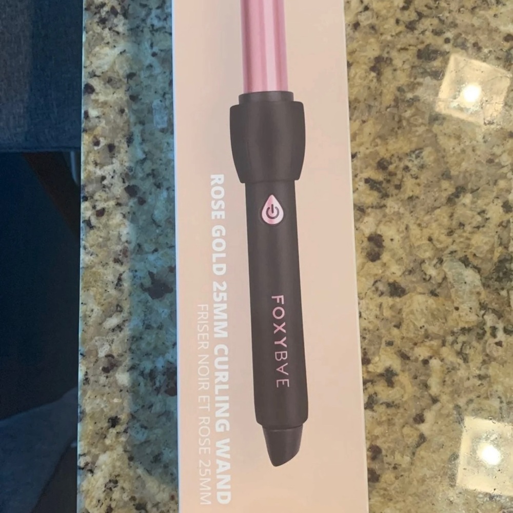 FoxyBae Rose Gold 25mm Curling Wand